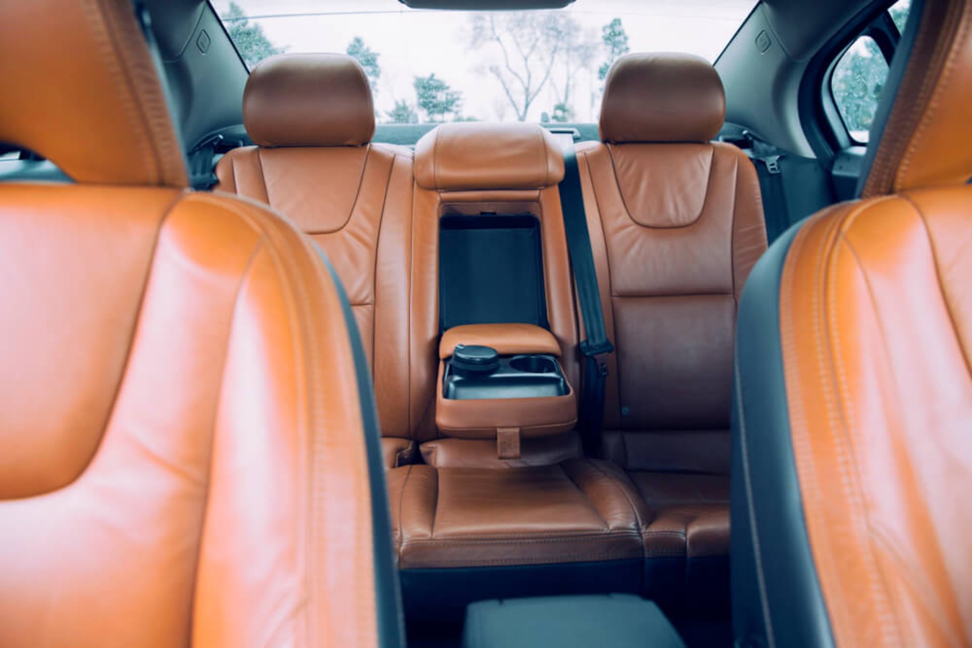 Udobna unutrašnjost automobila za transfer
